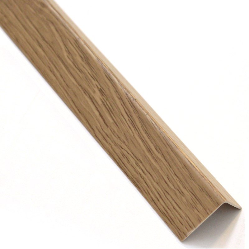 PVC kampinis profilis ARCANSAS P181, 2600 x 20 x 20 mm, "Salinas" ąžuolos imitacija
