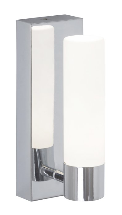Vonios šviestuvas RABALUX Jim, LED, 1 x 5W, 230V 50Hz, 4000K, 800 lm, chromo/baltos sp., 220 x 120 x 80 mm, 5749