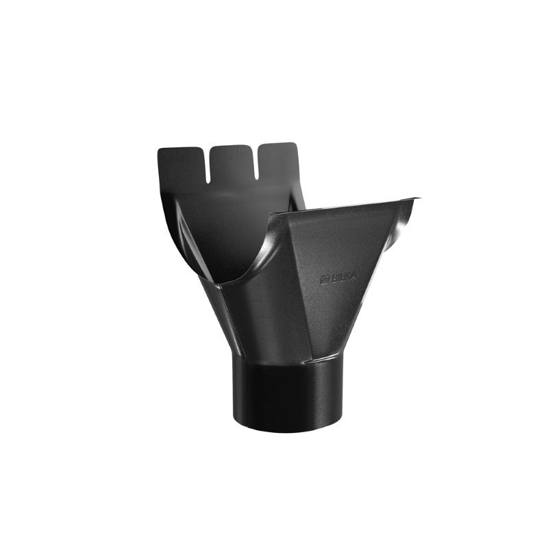 Nuolaja BILKA, skersmuo 125/90 mm, juodos spalvos, RAL9005