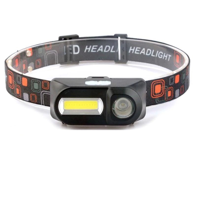 Led žibintuvėlis SUNLUX Xs-Rb009, pakraunamas, ant galvos, USB, 180 lm + 50 lm, 18650, A171430048