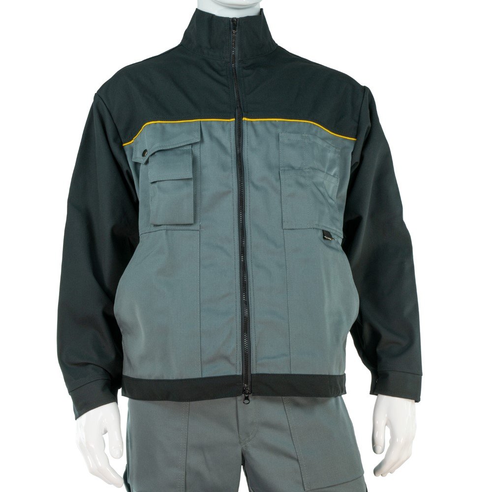 Švarkas HERVIN, XL dydis, pilka ir juoda spalva