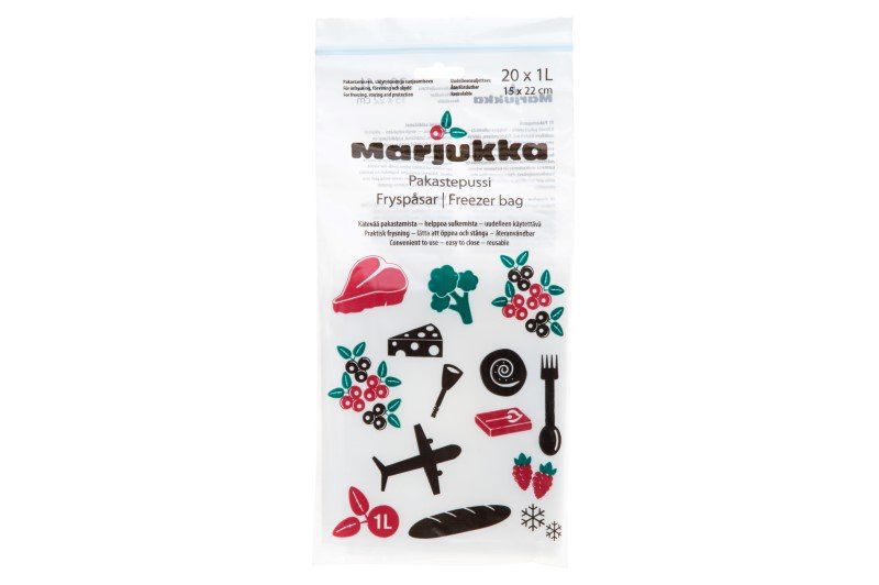Šaldymo indeliai MARJUKKA, 1 l, 15 x 22 cm, 20 vnt.
