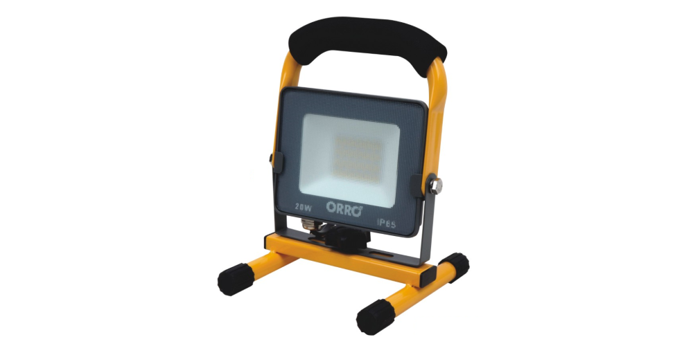 LED prožektorius pastatomas ORRO 51093, 20W, 1600lm, 4500K, IP65, su lizdo kištuku, A170830075