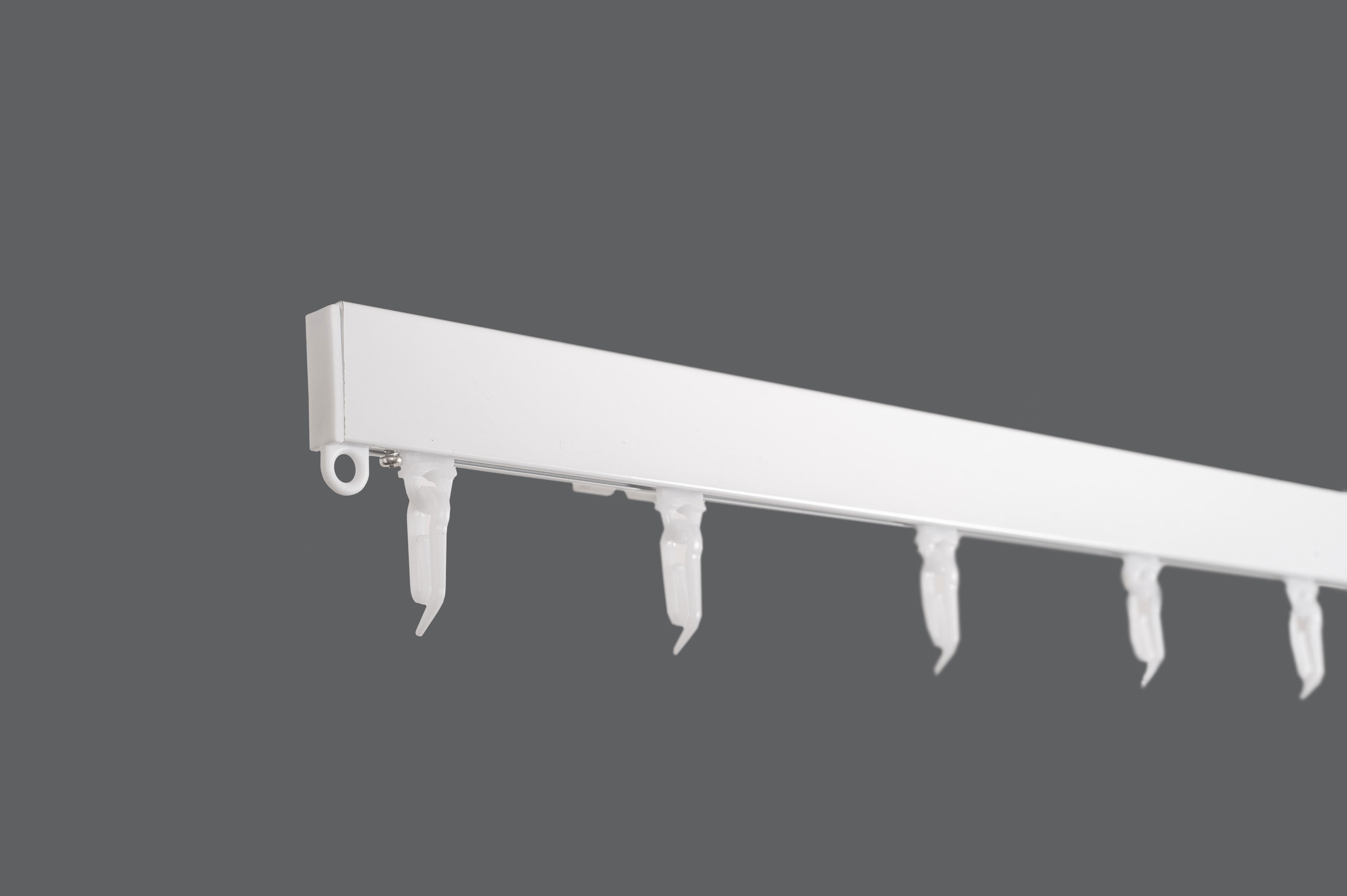 Aliuminio sistema A - Profilis, ilgis 250 cm, baltos sp., sukomplektuota