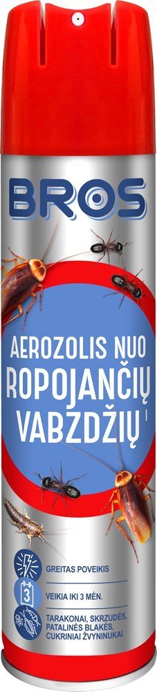 Aerozolis nuo ropojančiųjų vabzdžių BROS BROS, 400 ml
