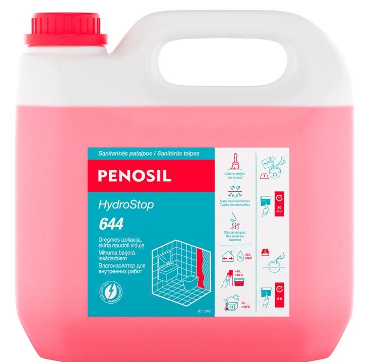 Apsaugos priemonė nuo drėgmės PENOSIL Hydrostop 644, 3 l