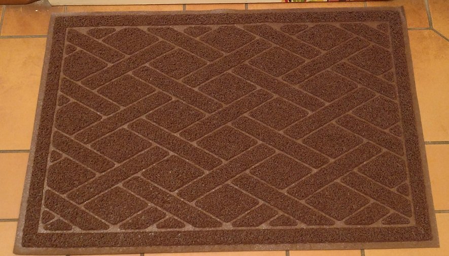 Kilimėlis PRINT MAT, 60 x 90 cm, PVC, rudas