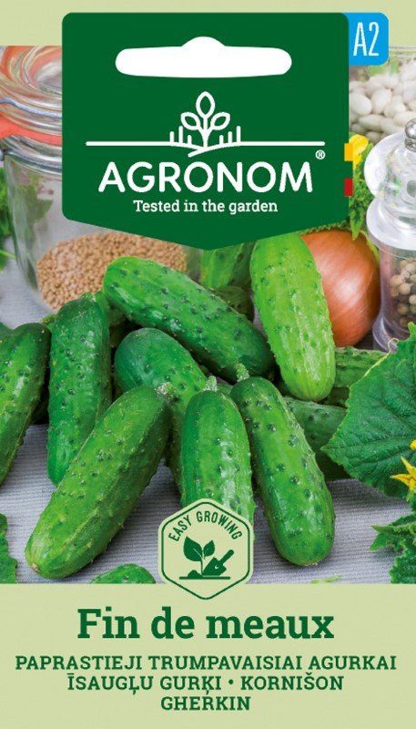 Daržovių sėklos, AGRONOM agurkai paprastieji trumpavaisiai FIN DE MEAUX, 1 g.