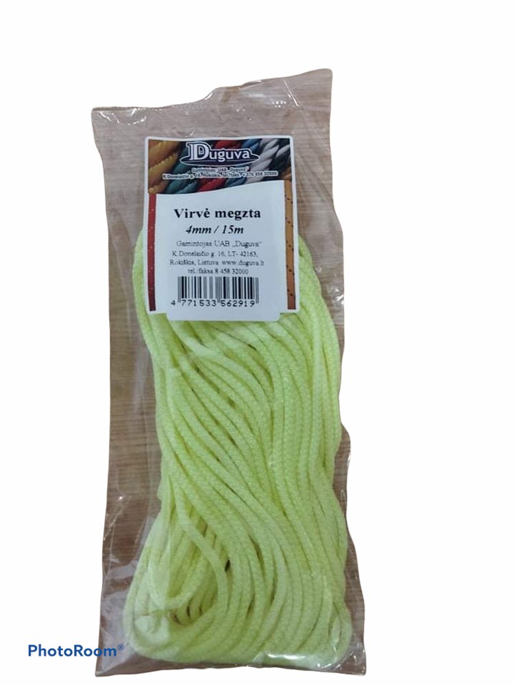 Megzta virvė DUGUVA, 4 mm, 15 m