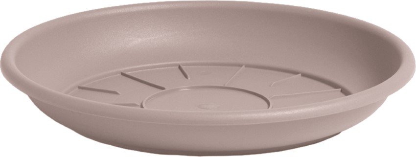 Plastikinė lėkštelė NICOLI DOMUS, 24x3,7cm., gelsva