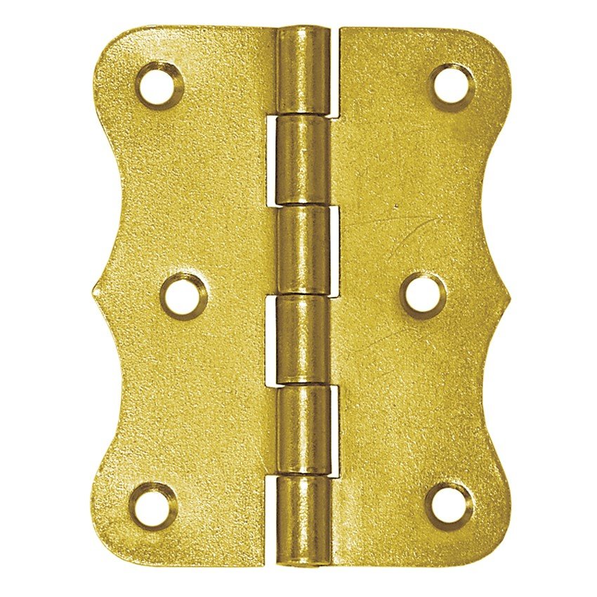 Lankstas DOMAX, ZO 80, 80 x 63 x 1,5 mm, dekoratyvinis, geltonos spalvos, 8046