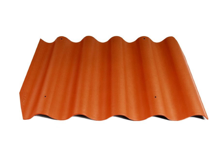 Banguotas lakštas ETERNIT Gotika L11, matmenys 585 x 920 mm, klasikinė raudona spalva, 270997