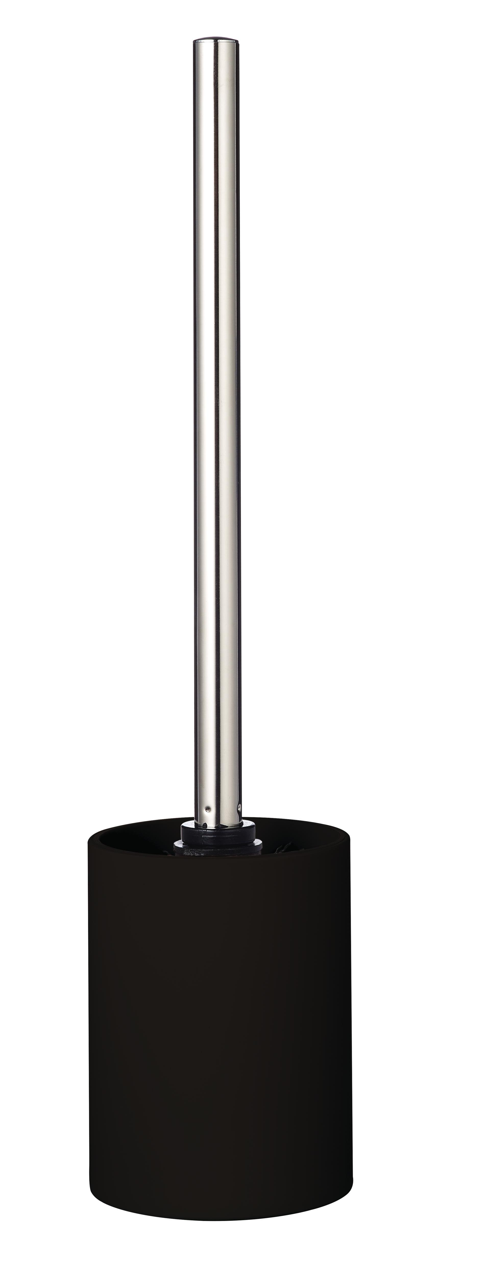 Tualeto šepetys RIDDER Touch, pastatomas, juodos spalvos, ABS