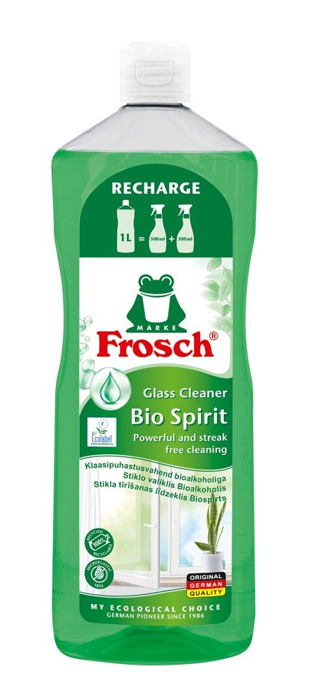 Spiritinis stiklų valiklis FROSCH Spiritus Glas Reiniger, 1 l