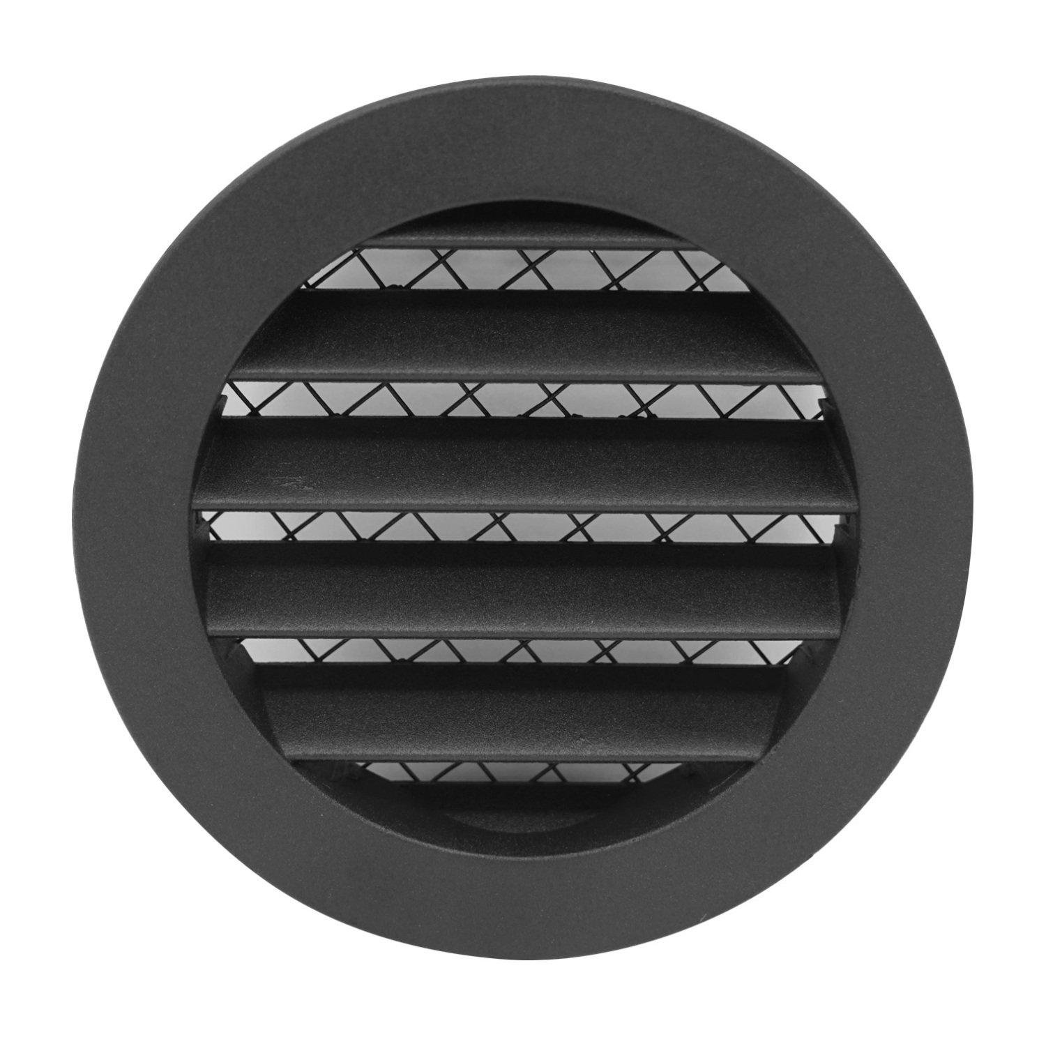 Ventiliacinės grotelės EUROPLAST MRA100A, d100 mm, antracito sp., aliuminio lydinio