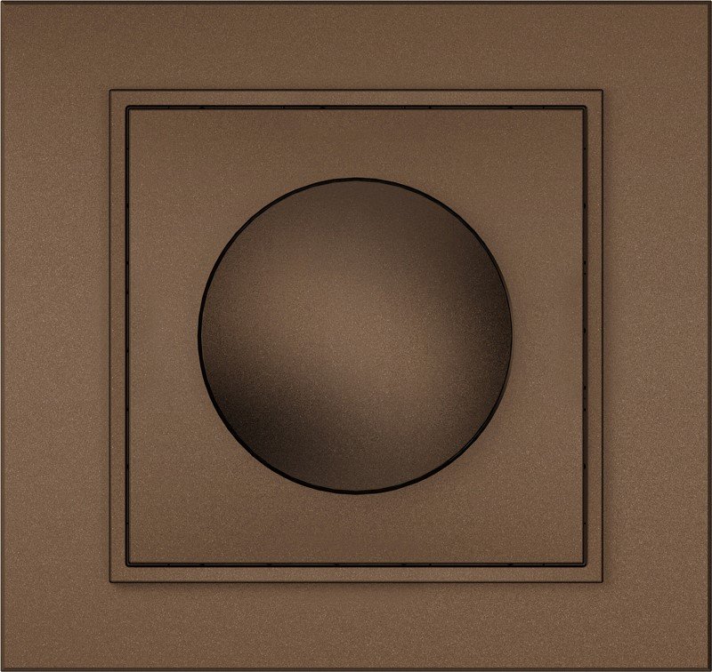 Šviesos reguliatorius VILMA Qr1000 Armp Led 1-100, įleidžiamas, mocha sp.