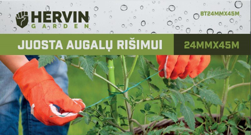 Juosta augalų rišimui HERVIN GARDEN, 24mm.x45m, BT24mm.x45m