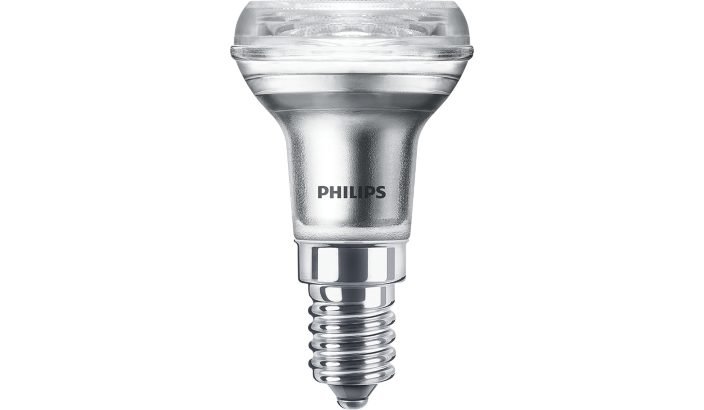 LED lempa PHILIPS, 1,8W (=30W), E14 R39, 220-240V, 2700K, reflektorinė, 36°, 150 lm