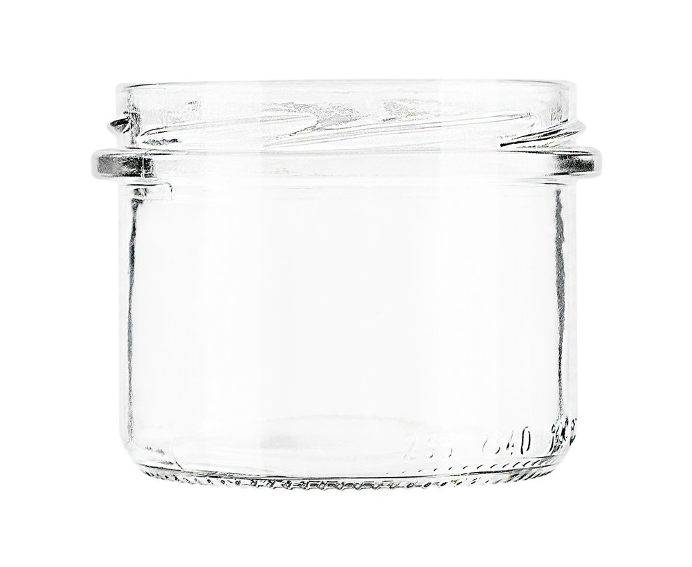 Užsukamas stiklainis, 235 ml, skersmuo 82 mm