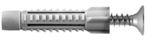 Universalus nailoninis kaištis LAMIDA, 6 x 30 mm, su medsraigčiu 3,5 x 35 mm, PH2, 20 vnt.