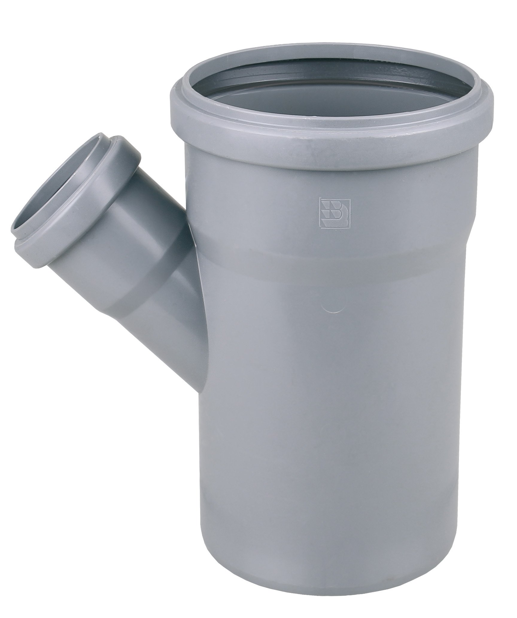Vidaus nuotekų trišakis AQUER PP, d110x50/45, pilka sp.