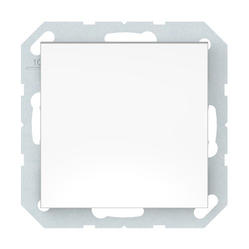 Perjungiklis VILMA Qr1000 P610-010-02, 1 klavišo, įleidžiamas, baltos sp.