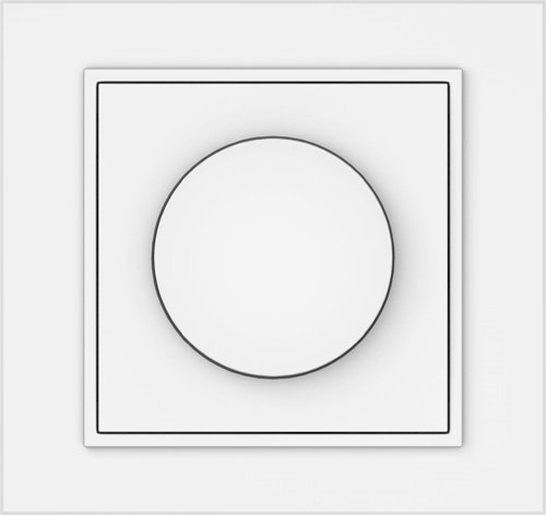 Šviesos reguliatorius VILMA Qr1000 Armp Led 1-100, LED, įleidžiamas, baltos sp.