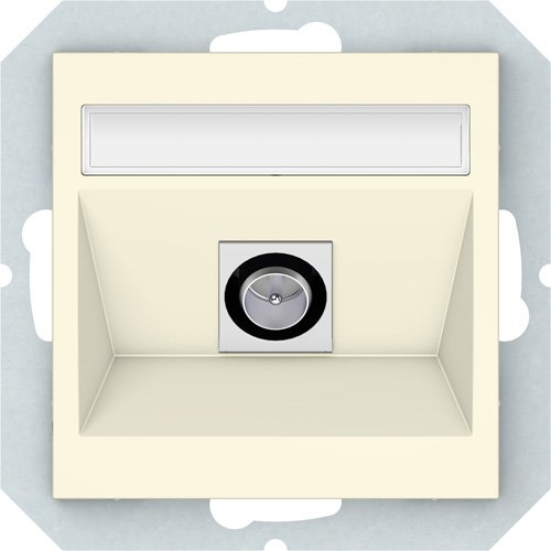 Antenos lizdas VILMA Qr1000 Tvl01-02, 1 vietos, įleidžiamas, dramblio kaulo sp.
