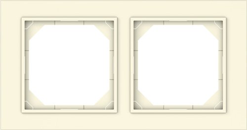 Rėmelis VILMA Qr1000 R02, 2 vietų, dramblio kaulo sp.