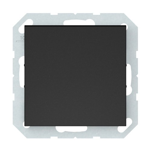 Jungiklis VILMA Qr1000 P110-010-02, 1 klavišo, įleidžiamas, matinės juodos sp.