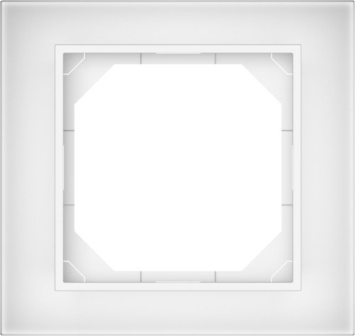 Rėmelis VILMA Qr1000 R01, 1 vietos, balto stiklo sp.