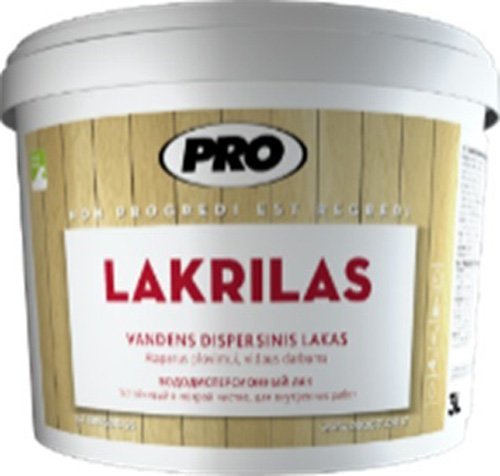 Lakas lakrilas medienai PRO, 3 l, matinis