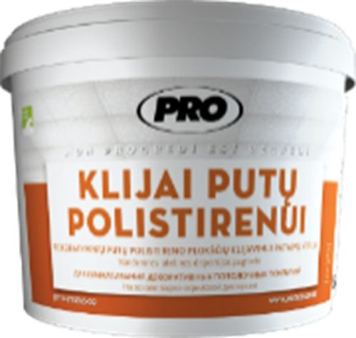 Klijai polistirenui PRO 5Kg