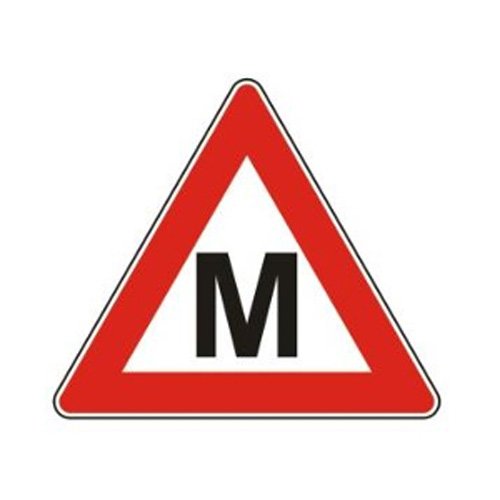 Magnetinis lipdukas, "M" raidė