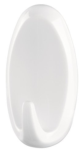 Klijuojami kabliukai TESA 58013, 2 Vnt., Ovalūs, baltos spalvos