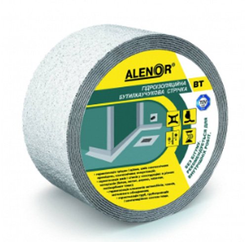 Hidroizoliacinė juosta ALENOR Fleece, 100 mm x 10 m, lipni