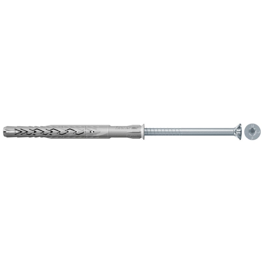 Rėminis tvirtinimas FISCHER Sxrl, 8 x 140 mm T, su kūgine galva