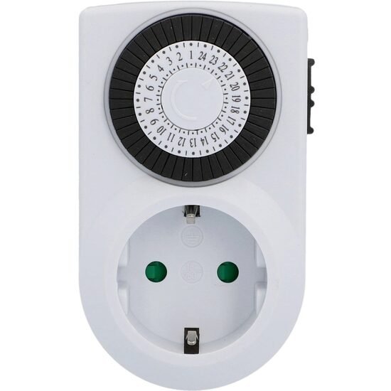 Laikmatis INTERTEC, 24 val./30 min., 3680 W, IP20, 220-240V 50Hz 16A, 46431