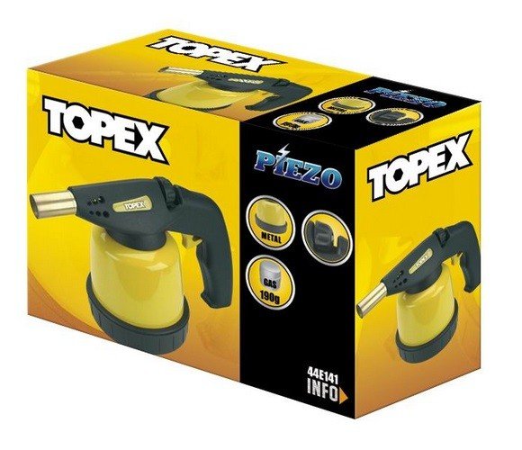 Dujinė lempa su automatiniu uždegikliu TOPEX Piezo 44E141