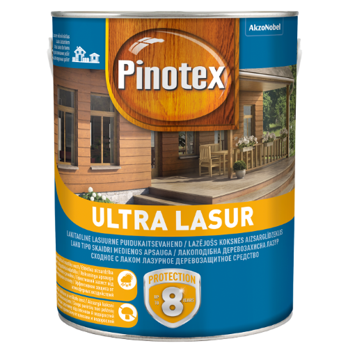 Medienos impregnantas PINOTEX Ultra Lasur, 1 l, polisandro medis, blizgus