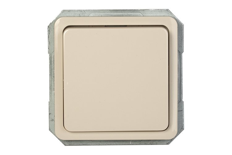 Jungiklis VILMA SP 300, 1 klavišo, įleidžiamas, dramblio kaulo spalvos, P110-010-02