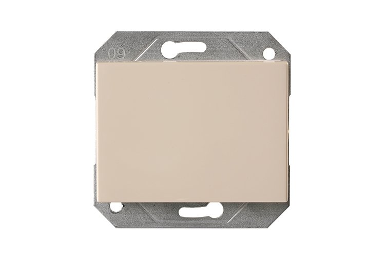 Perjungiklis VILMA XP500, 1 klavišo, įleidžiamas, su pašvietimu, P610-010-12, smėlio spalvos