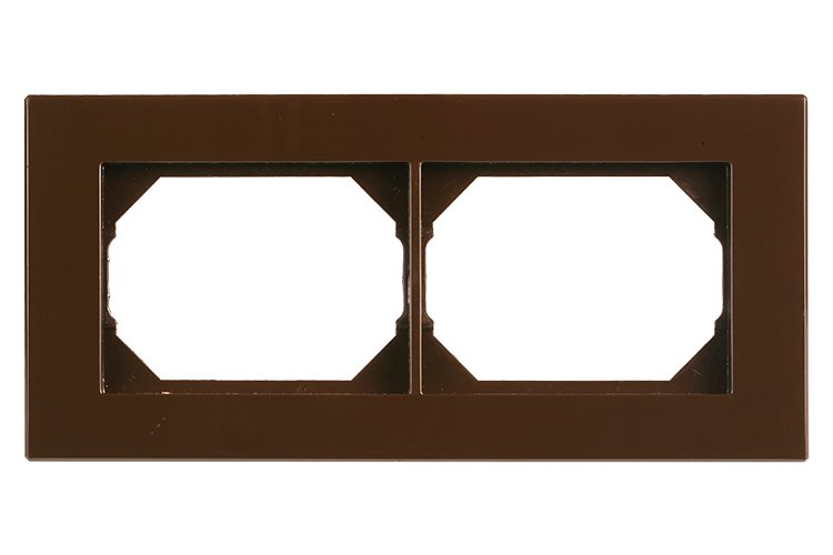 Rėmelis VILMA XP500, 2 vietų, rudos spalvos, R02
