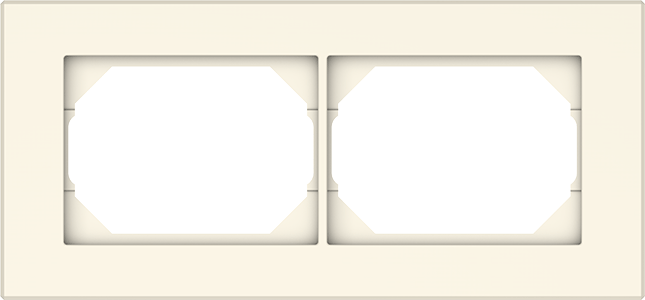 Rėmelis VILMA XP500, 2 vietų, RV02, smėlio spalvos