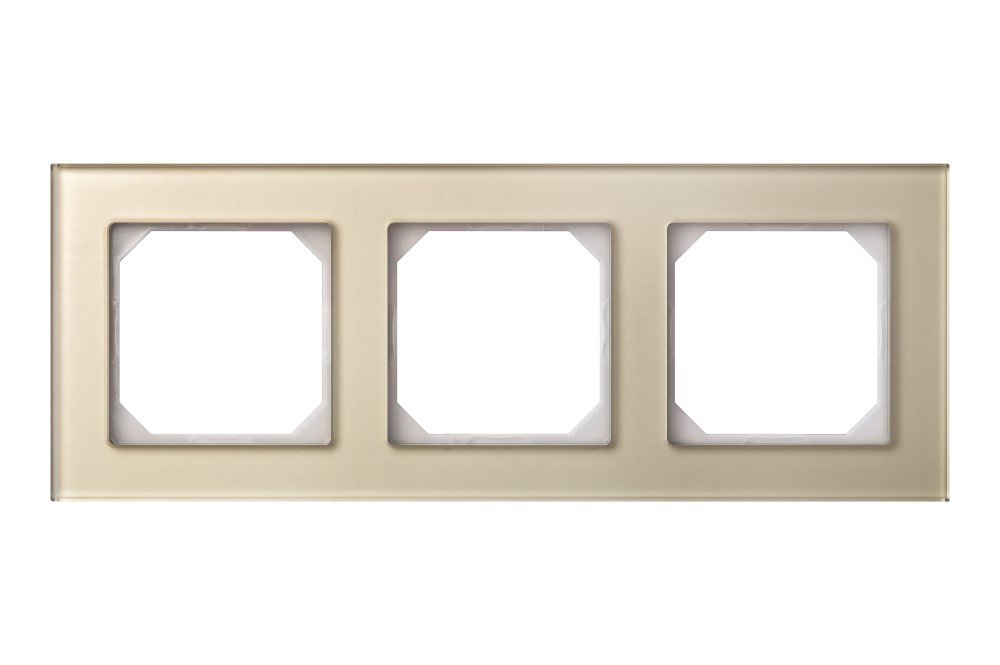 Rėmelis LIREGUS Epsilon, 3 vietų, matinės šampano sp., K14-245-03.E/ChG 