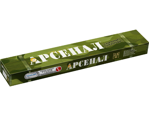 Elektrodai mažaangliam plienui MONOLITH ANO-4TM Arsenal, 4,0 mm., 5,0 kg