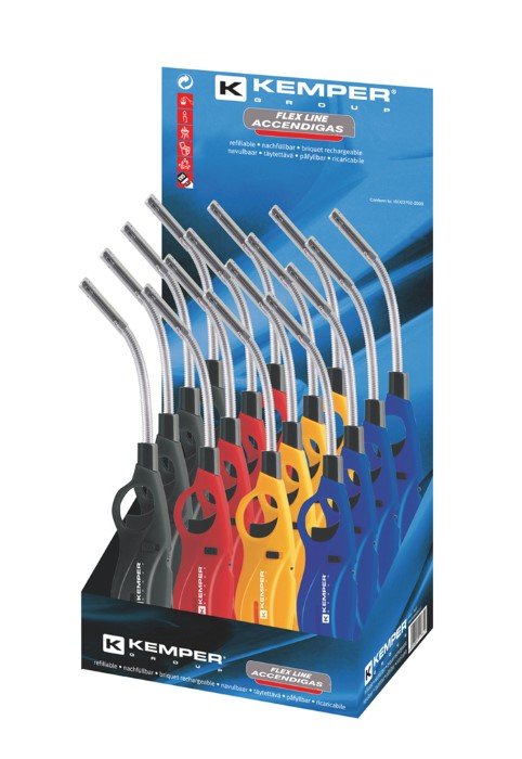 Žiebtuvėlis KEMPER, užpildomas, lankstus, prailgintu snapeliu