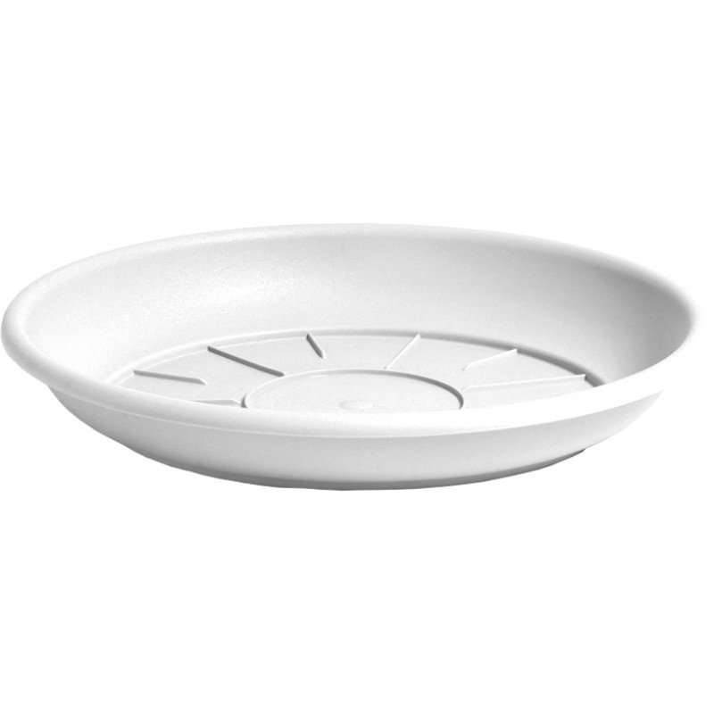 Plastikinė lėkštelė DOMUS, 20 x 3,1 cm., balta