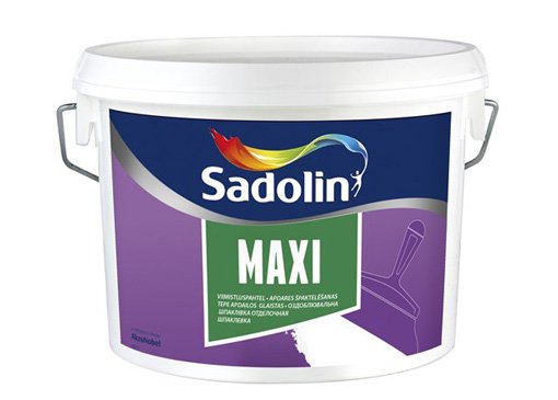 Smulkiagrūdis glaistas SADOLIN Maxi, 2,5 l, mediniams, mineraliniams vidaus paviršiams