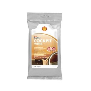 Drėgnos servetėlės SHELL, prietaisų skydelio valymui, 20 vnt.